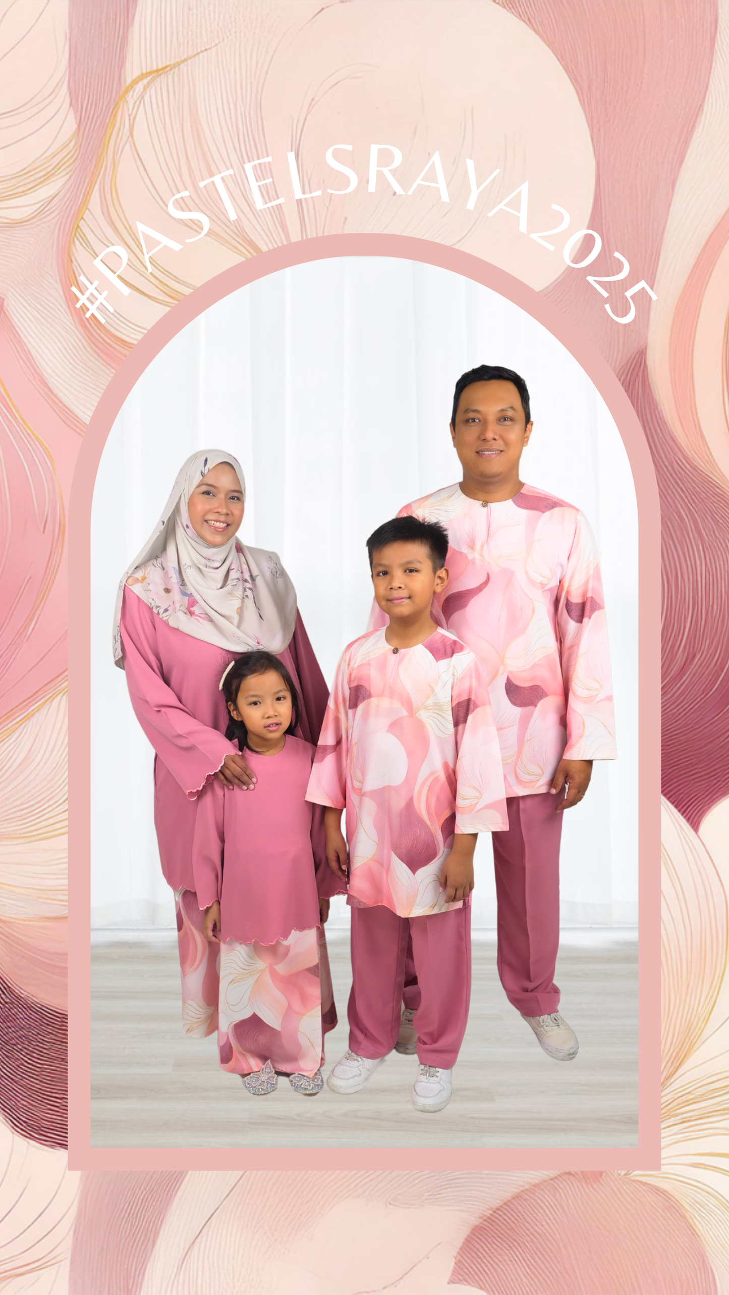 Kuntum Girl | Dusty Rose