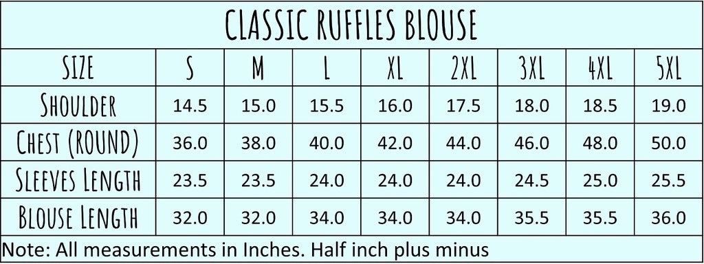 Classic Ruffles Blouse